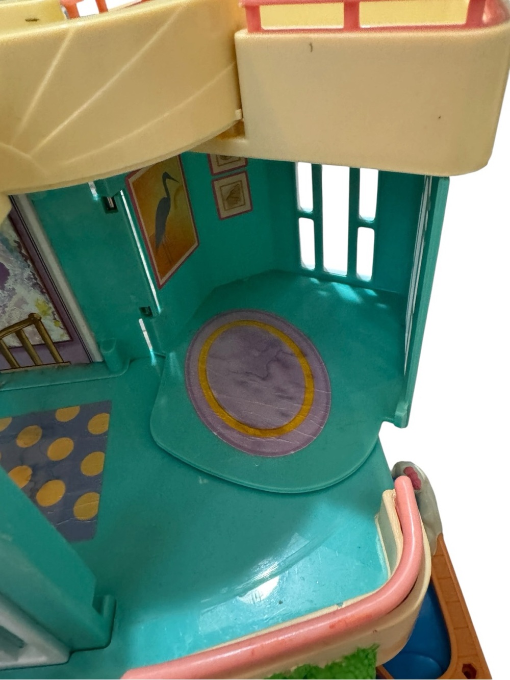 Vtg Fisher Price Sweet Streets Beach House Loving Family Fold & Carry 2000 - Picture 6 of 16